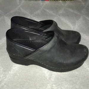 Dansko Black Clogs